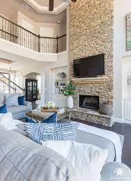 2018 Spring Home Tour Decorating Ideas For Every Room In The House Kelley Nan Fireplace Design Family Room Design Family Room