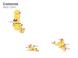 Editable Powerpoint Map Comoros Map With Images Comoros Map Map Flag Icon