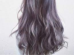 夏っぽグレージュ図鑑 王道カラーをアップデートしよ hair パープルヘアー バイオレット ヘアカラー ヘア アイディア