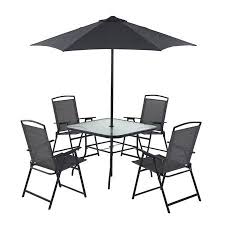 Mainstays Lakewood Heights Folding Patio Dining Set 6 Piece Red Walmart Com In 2020 Patio Dining Set Outdoor Seating Set Small Table And Chairs