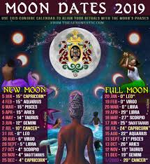 Daizy October On Instagram Happy 2019 New Year Fam The 2019 Moon Dates Conjure Calendar Is Now Available For Download At Theafromystic Com