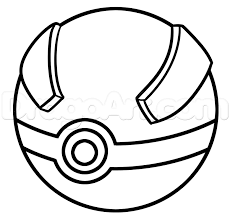 How To Draw A Great Ball From Pokemon Step 4 1 000000185664 5 Png 832 796 Pikachu Coloring Page Pokemon Ball Pokemon Coloring Pages