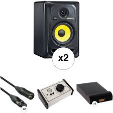 Krk subwoofers will provide the low frequency detail and accuracy that will help you to create a better mix. Krk Rokit 5 Studio Monitors And Monitor Controller Kit Black