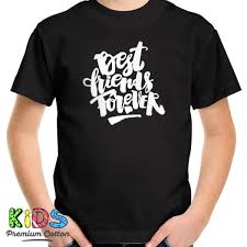 Kemeja denim, kemeja ini berbahan dasar denim. Jual Kaos Best Friends Forever Print Kaos Anak Redmango Custom Ciptaloka Com