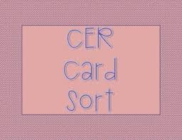 Cer Claim Evidence Reasoning Card Sort Hands On Sorting Cards Writing Strategies Teaching Writing