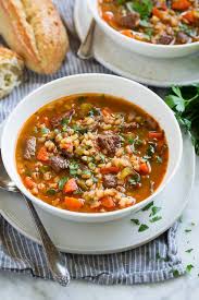 It's fresh, flavorful, and you know exactly what went in it. Beef Barley Soup Stovetop Crockpot Instant Pot Cooking Classy