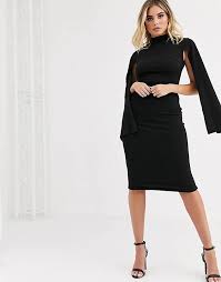 Dresses Party Dresses Prom Maxi Dresses Asos Midi Dress With Sleeves Maxi Dress Prom Black Graduation Dress