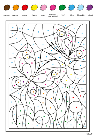 Addition, soustraction coloriage magique gratuit additions en ligne et en colonne petit chien coloriage magique en ligne coloriage magique à imprimer papillon coloriage magique 6 ans coloriage magique à 6 couleurs oiseau retrouver les lettres avec 6 couleurs simple, pour les petits nuances de bleu couleurs et nombres pour les petits lire les. Coloriage Magique Les Couleurs Des Papillons Et Des Fleurs Tidou Fr