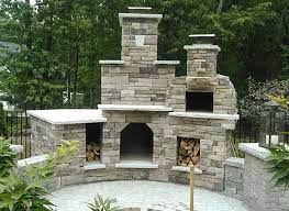 Not only can you sit back and relax by a nice fire on a nice, crisp oregon evening but you can have dinner waiting for you in minutes with your very own pizza oven! Plaza Wood Fired Outdoor Brick Pizza Oven And Outdoor Fireplace