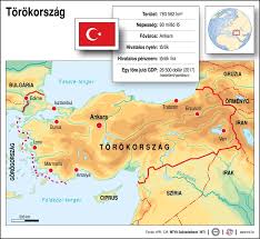Törökország területe kisebbik részben európában, nagyobbik részben ázsia délnyugati részén fekszik, fővárosa ankara. Torokorszag Terkep Foldrajz Magazin