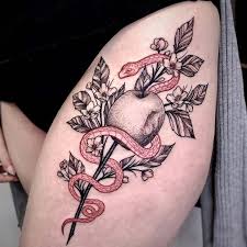 Check spelling or type a new query. Thigh Snake Tattoo With Flowers Novocom Top