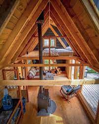 Book Of Cabins On Instagram Ravenhouse Getawaycabin Gananoque Ontario By Ravenhouse Designer Deanhe Tiny House Cabin A Frame House Tiny House Plans