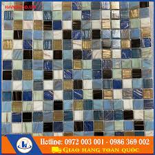 Gạch mosaic thuỷ tinh xà cừ HTC S08 cao cấp - chất lượng