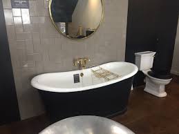 It's so simple to refresh your bathtub for just $50! La Rochelle Cast Iron Bateau Bath Painted In Farrow Ball Victorian Bathroom Cast Iron Bath Cast Iron Tub