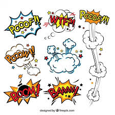 Download Comic Speech Bubbles Of Explosions For Free Comic Book Pages Comics Pop Art