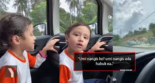 Ohhh ibu… belalaianmu aku rindu. Video Adlina Da Besar Tapi Ayah Tak Keluar Pun Ibu Sebak Anak Rindu Arwah Ayah Yoy Network