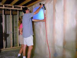 Wires through the walls in an existing home, from basement to first or first you will need to decide on the start and end location for your wire and then determine the path. How To Run Electrical Wire And Install Insulation Diy Insulation Framing Basement Walls Basement