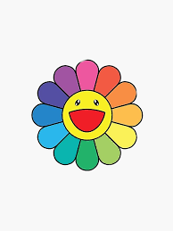 Three vibrant takashi murakami is set to debut his ongoing the octopus eats its own leg exhibition at the modern art. Takashi Murakami Flower Sticker By Alexis Shapero Murakami Flower Indie Drawings Art Collage Wall