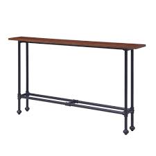 Angelito Console Table Black Aiden Lane In 2020 Slim Console Table Industrial Console Tables Console Table
