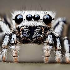 Araignée sauteuse super mignonne · Creative Fabrica