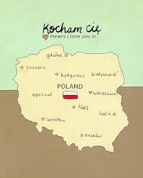 Printable Art Baby Shower Gift Wall Art Decor Poland Polish Etsy Poland Map Poland Travel Theme Nursery