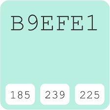 When choosing colors to complement seafoam green, consider your existing decor, and select colors that won't detract from the beauty of the seafoam green. Benjamin Moore Seafoam Green 2039 60 B9efe1 Hex Farbcode Schemas Farben Farbpaletten Passende Lackfarben