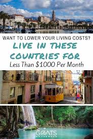 15 Cheapest Places To Live In The World 1 000 Month Or Less Goats On The Road Cheapest Places To Live Retire Abroad Best Places To Retire