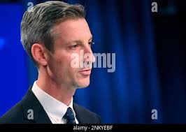 U.S. State Department spokesperson Ned Price speaks during a briefing at  the State Department in Washington, DC,