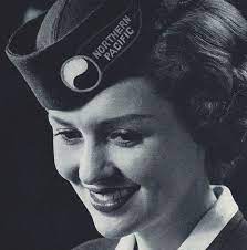 Northern Pacific Working Woman Stewardess Vintage