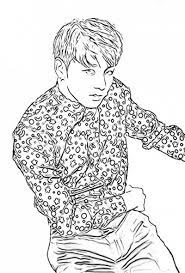 Thus, it has become a popular activity done by many. Bts Coloring Pages Print Members Of A Popular Korean Group