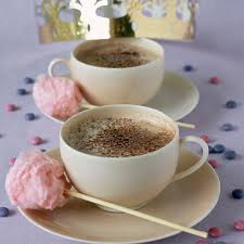 Chocolat Chaud Et Sucettes De Barbe A Papa Recettes Recette Recette Chocolat Chaud Barbe A Papa Recettes Sucrees