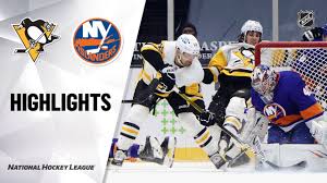 Нью йорк айлендерс (new york islanders). Penguins Islanders 2 11 21 Nhl Highlights Youtube