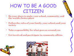 Are You A Good Citizen? Character Education Mrs. Wilson Counselor. - Ppt  Download