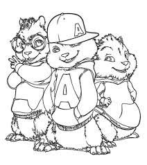 Top 25 Free Printable Alvin And The Chipmunks Coloring Pages Online |  Cartoon coloring pages, Alvin and the chipmunks, Coloring book pages