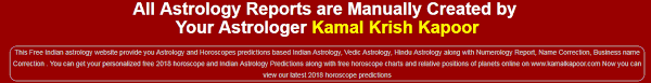 Indian Astrology Website Free Horoscope Prediction By Date