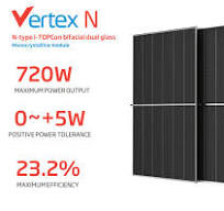 Trina 720W Solar Panels 695W 700W N-Type i-TOPCon Bifacial