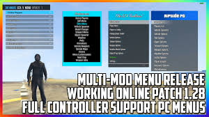 Download it now for grand theft auto! Gta 5 Pc Mods Free Multi Mod Menu Release Online Pc Full Controller Support 1 35 Gta 5 Mods Youtube