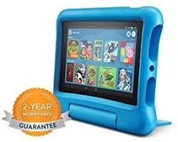 Fire 7 Kids Edition Tablet 7 Display 16 Gb Blue Kid Proof Case Amazon Co Uk Kindle Store In 2020 Childproofing Tablet Smart Device