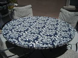 Navy And Cream Custom Fitted Round By Brittaleighdesigns On Etsy 45 00 Perfect For Dining Alfresco Fitted Tablecloths Table Covers Table Cloth