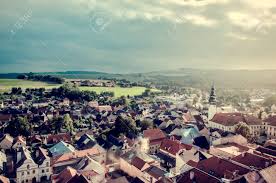 Sociální služby, příspěvek na péči. Domazlice Czech Republic Old Town View From The Bell Tower Stock Photo Picture And Royalty Free Image Image 29497847