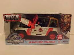 Jurassic park jeep | keyhole studios. Jurassic Park Staff Jeep Wrangler Diecast 1 24 Jada Toys 7 Inch World Ebay
