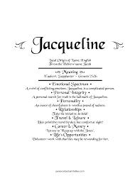 Jacqueline Meaning Fab Quotes Names With Meaning Meant To Be