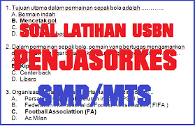 Maybe you would like to learn more about one of these? Soal Latihan Usbn Penjasorkes Smp Tahun 2019 2020 Kumpulan Soal Pts Pas Pat Ukk Akm Ujian Sekolahwahana Info