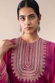 Buy Anamika Khanna Soft Pink Silk Coordinate Sets