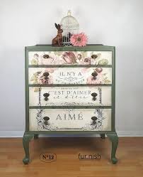 Vintage Shabby Chic Hand Painted Chest Of Drawers Bedroom Furniture Green Cream Pink Flowers Bespoke Uniqu Vintage Chest Of Drawers Vintage Chest Painted Chest