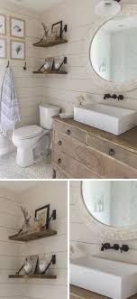 This Looks Like A Farmhouse Bathroom But Bright And Airy Like A Coastal Bathroom Love It Ad Ba Modern Farmhouse Bathroom Farmhouse Bathroom Farmhouse Decor