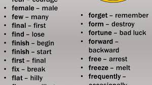 Put together out of artificial or natural components · facet. Opposite Words Starting With F Lessons For English