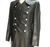 Luftwaffe/ Officer Leather Greatcoat - Original Militaria