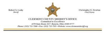 Custom business letterhead stationery with logo. Letterhead Clermont County Sheriff