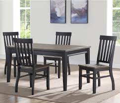 Create a warm & inviting space with comfy dining room furniture. Steve Silver Raven Rn500t 4xrn500s Casual Five Piece Dining Set Dunk Bright Furniture Dining 5 Piece Sets